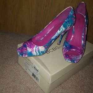 BCBG Multi Colored Heels